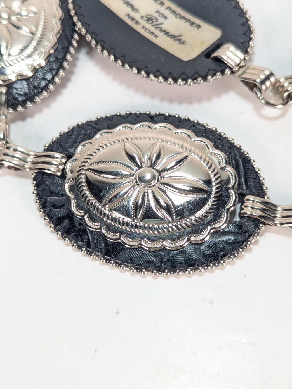 Vintage Ginger Propper For Two Blondes Western Concho Belt Adjustable 39" - 46" - Picture 4 of 7